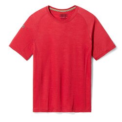 Smartwool Active Ultralite Short Sleeve Tee Men's in Rhythmic Red